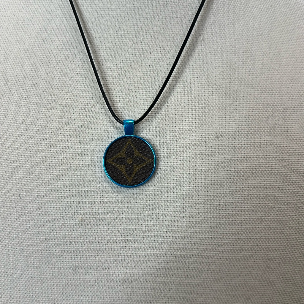 Necklace With Upcycled Louis Vuitton Monogram Charm